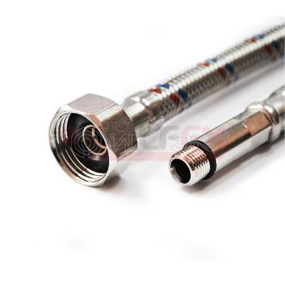 Подводка гибкая М10х18-1/2дюйм 50см для смесителей (компл. 2шт) VALFEX S/S M10х18-F1/2" 50 сm изображение, фото
