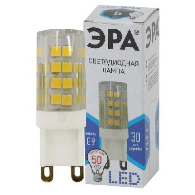 Лампа светодиодная JCD-5w-220V-corn ceramics-840-G9 400лм Эра Б0027864 изображение, фото
