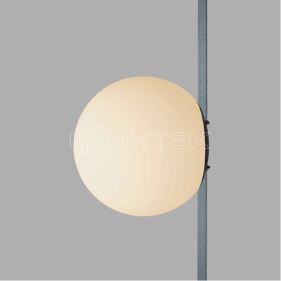 Светильник для трека-ремня Belty Orb 10Вт 3000К IP20 48В DC 150х147мм RA90 120град. со светодиодом акрил бел. DENKIRS 760231 изображение, фото