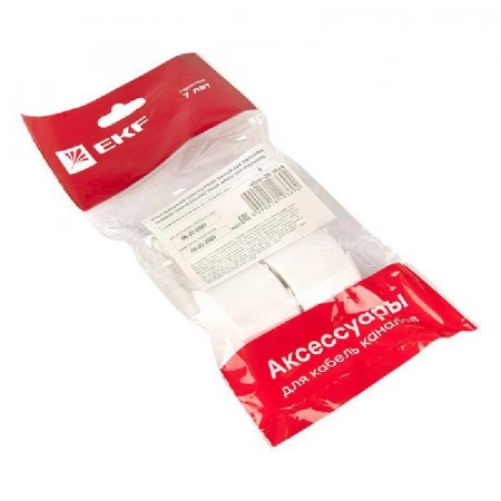 Угол внешний 25х16 бел. Plast PROxima (уп.4шт) EKF obw-25-16x4 изображение, фото