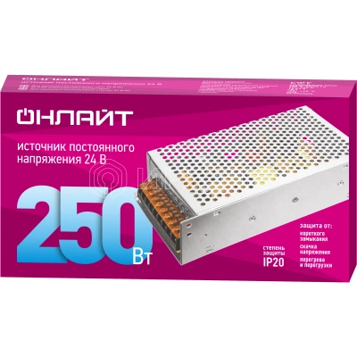 Драйвер для светодиодной ленты 90 645 OD-P250-IP20-24V ОНЛАЙТ 90645 изображение, фото