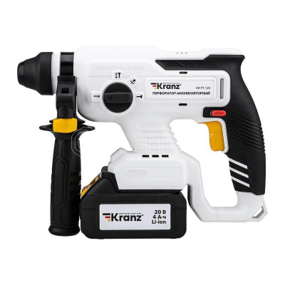 Перфоратор аккумуляторный SDS-plus 2.2Дж 1х4А.ч в кейсе Kranz KR-PT-120 изображение, фото