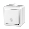 Кнопка звонка ОП Dita IP54 10А 250В бел. TOKOV ELECTRIC TKL-DT-DB-C01-IP54 изображение, фото
