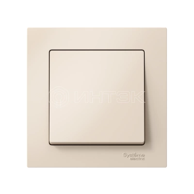 Выключатель 1-кл. СП AtlasDesign 10А IP20 (сх. 1) 10AX в сборе беж. Systeme Electric ATN000212 изображение, фото