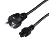 Шнур сетевой Евро 3х0.75кв.мм 1.8м (PVC) (с заземлением) (ноутбук) Rexant 11-1151 изображение, фото