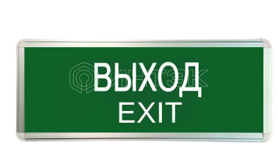 Светильник светодиодный ССА ВЫХОД-EXIT 3Вт аварийный односторонний TOKOV ELECTRIC TKE-SSA-3-1/1-IP20 изображение, фото