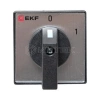 Переключатель кулачковый ПК-1-11 1П 25А "0-1" EKF pk-1-11-25 изображение, фото