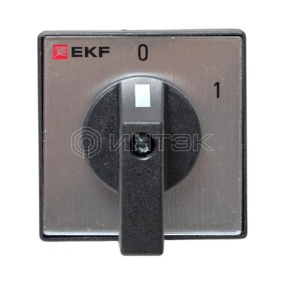 Переключатель кулачковый ПК-1-11 1П 25А "0-1" EKF pk-1-11-25 изображение, фото