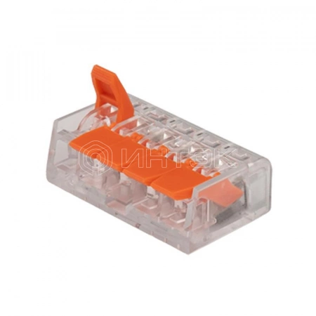 Клемма монтажная рычажного соединения PTC-5P 221-415 450В 32А 0.14-4.0кв.мм JazzWay 5050945 изображение, фото