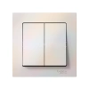 Выключатель 2-кл. СП AtlasDesign 10А IP20 (сх. 5) 10AX в сборе жемчуж. Systeme Electric ATN000452 изображение, фото