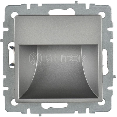 Подсветка светодиодная BRITE встраив. ПЛ20-БрС механизм сталь IEK BR-FL20-K46 изображение, фото