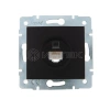 Розетка компьютерная 1-м СП Karina RJ45 механизм черн. бархат LEZARD 707-4288-139 изображение, фото