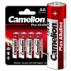 Элемент питания алкалиновый AA/LR6 1.5В Plus Alkaline LR6-BP4 (блист.4шт) Camelion 7370 изображение, фото