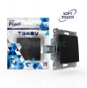 Переключатель 1-кл. СП Pixel IP44 механизм карбон TOKOV ELECTRIC TKE-PX-P1-C14-IP44 изображение, фото