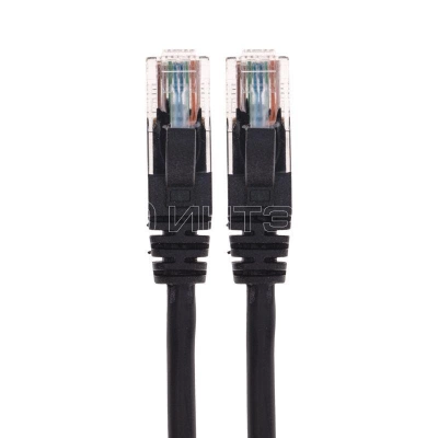 Патч-корд U/UTP CAT 6 RJ45-RJ45 26AWG LSZH черн. 1м Rexant 02-0292-1 изображение, фото