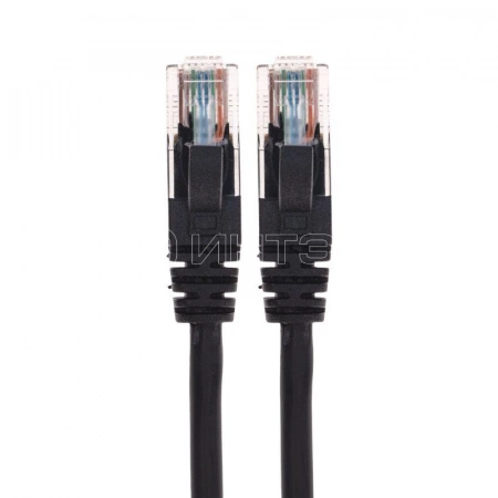 Патч-корд U/UTP CAT 6 RJ45-RJ45 26AWG LSZH черн. 1м Rexant 02-0292-1 изображение, фото