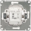 Выключатель 1-кл. СП W59 10А IP20 10AX механизм бел. Systeme Electric VS110-154-1-86 изображение, фото