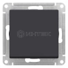 Переключатель проходной 1-кл. СП AtlasDesign Aqua 10А IP44 (сх. 6) 10AX механизм карбон Systeme Electric ATN441061 изображение, фото