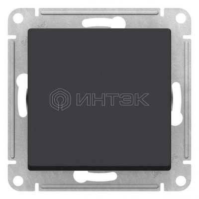 Переключатель проходной 1-кл. СП AtlasDesign Aqua 10А IP44 (сх. 6) 10AX механизм карбон Systeme Electric ATN441061 изображение, фото