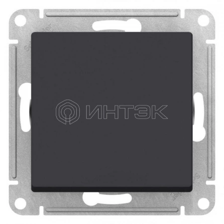 Переключатель проходной 1-кл. СП AtlasDesign Aqua 10А IP44 (сх. 6) 10AX механизм карбон Systeme Electric ATN441061 изображение, фото