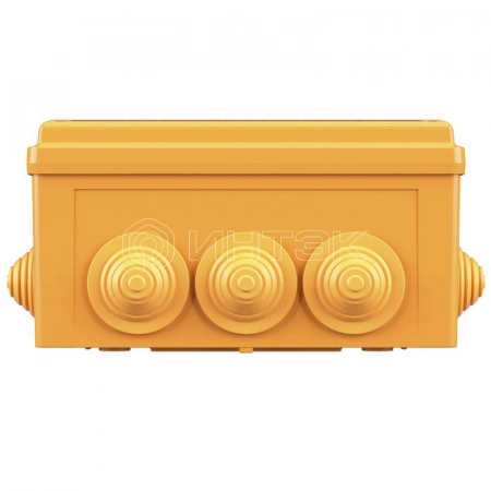 Коробка ответвительная FS 150х110х70мм IP55 4п 450В 32А 10кв.мм с кабельными вводами и клеммниками нерж. контакт пластик. DKC FSK21410 изображение, фото