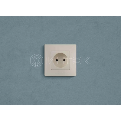 Розетка 1-м СП Etika 16А IP31 250В 2P без заземл. защ. шторки немецк. стандарт винтов. клеммы механизм сл. кость IEK 672334 изображение, фото