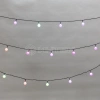 Гирлянда светодиодная "Шарики" 5м d25мм 25LED RGB ПВХ темн. зел. Neon-Night 303-550 изображение, фото