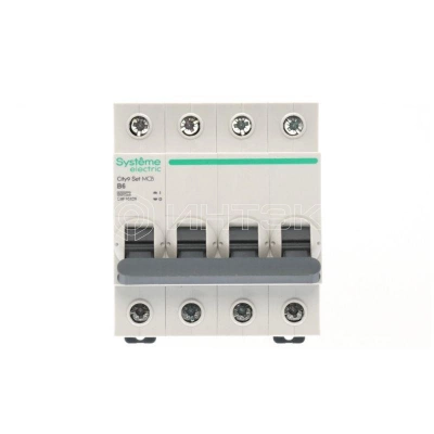 Выключатель автоматический 4п City9 Set (АВ) B 6А 6кА 400В Systeme Electric C9F16406 изображение, фото