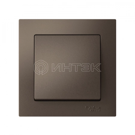 Выключатель 1-кл. СП AtlasDesign 10А IP20 (сх. 1) 10AX в сборе мокко Systeme Electric ATN000612 изображение, фото