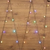 Гирлянда светодиодная "Шарики" 5м d25мм 25LED RGB 6Вт 220-240В IP20 провод ПВХ темн. зел. Neon-Night 303-559 изображение, фото
