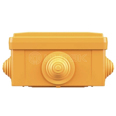 Коробка ответвительная FS 100х100х50мм IP55 6п 450В 6А 4кв.мм с кабельными вводами и клеммниками пластик. DKC FSB11604 изображение, фото
