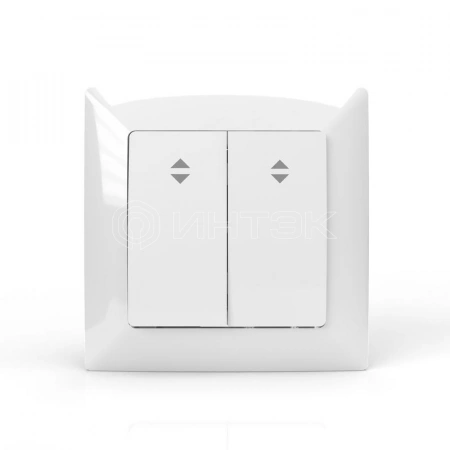 Переключатель проходной 2-кл. СП AVA 10А IP20 в сборе бел. TOKOV ELECTRIC TKL-AV-P2F-C01 изображение, фото