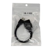 Кабель USB OTG micro USB на USB шнур 0.15м черн. Rexant 18-1182 изображение, фото