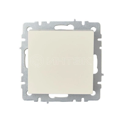 Выключатель проходной 1-кл. СП BRITE ВС10-1-6-БрКр 10А механизм беж. IEK BR-V12-0-10-K10 изображение, фото