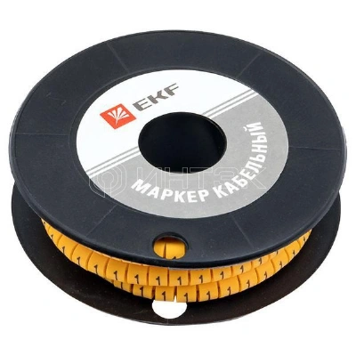 Маркер каб. 1.5кв.мм "1" (к-1000ед) (ЕС-0) EKF plc-KM-1.5-1 изображение, фото
