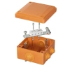 Коробка ответвительная FS 100х100х50мм IP55 4п 450В 6А 4кв.мм с кабельными вводами и клеммниками пластик. DKC FSB11404 изображение, фото