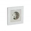 Рамка 1-м AtlasDesign Nature мрамор крем роял Systeme Electric ATN343101 изображение, фото