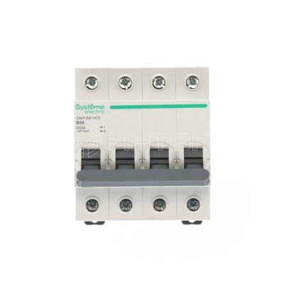 Выключатель автоматический 4п City9 Set (АВ) B 50А 6кА 400В Systeme Electric C9F16450 изображение, фото