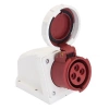 Розетка стационарная наружная 1142 3Р+РЕ 16А 380В IP67 PROxima EKF ps-1142-16-380 изображение, фото