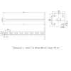 Стойка STRUT 41х21 L2000 сталь EKF sts4121200 изображение, фото