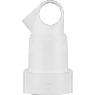 Розетка кабельная Helium 16А 2К+3 бел. с кольцом Legrand 050191 изображение, фото