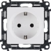 Розетка 1-м СП Valena Life 16А IP20 250В 2P+E винтов. клеммы механизм бел. Legrand 753425 изображение, фото