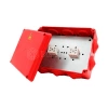 Коробка распределительная огнестойкая 150х110х70мм IP54 FIREFORT КРОПС-П4 FRJB-KM-P4-4-12-КРОПС-IP54 КРОПС-П4 для кабелей до 4кв.мм 12 клемм КМ KR0140 изображение, фото
