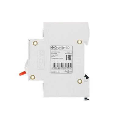 Выключатель нагрузки 1п 63А 230В City9 Set Systeme Electric C9S16163 изображение, фото