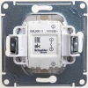 Выключатель 1-кл. СП Glossa 10А IP20 (сх. 1) 10AX механизм перламутр. Systeme Electric GSL000611 изображение, фото