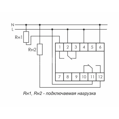 Реле времени PCU-507 2х8А 230В 2п IP20 многофункц. 2 независимых времен. 1 мод. монтаж на DIN-рейке F&F EA02.001.022 изображение, фото