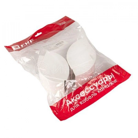 Угол внешний 60х60 бел. Plast PROxima (уп.4шт) EKF obw-60-60x4 изображение, фото