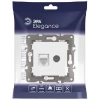 Розетка компьютерная + телевизионная 2-м Elegance 14-3110-01 RJ45 + TV IP20 механизм бел. Эра Б0034314 изображение, фото