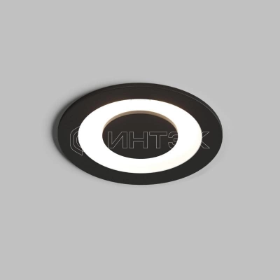 Светильник 5Вт 3000К IP20 LED встраив. алюм. черн. DENKIRS 666756 изображение, фото
