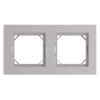 Рамка 2-м AtlasDesign Aqua IP44 алюм. Systeme Electric ATN440302 изображение, фото